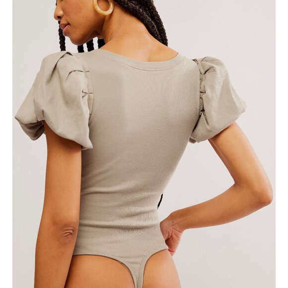 🎉LAST CHANCE🎉 FREE PEOPLE Downtime Bodysuit / Laurel Oak - Picture 4 of 7